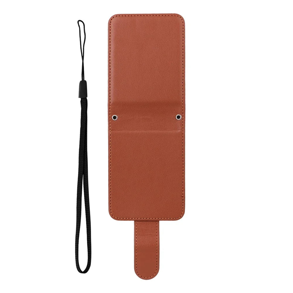 For Samsung Galaxy Z Flip4 5G Case Card Slots PU Leather Phone Cover - Brown - 2
