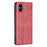 For Samsung Galaxy A06 4G Case Card Slots PU Leather Geometric Phone Cover - Red - 6