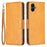 For Samsung Galaxy A06 4G Case Wallet Stand Folio Flip PU Leather Phone Cover - Yellow - 1