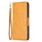 For Samsung Galaxy A06 4G Case Wallet Stand Folio Flip PU Leather Phone Cover - Yellow - 4
