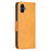 For Samsung Galaxy A06 4G Case Wallet Stand Folio Flip PU Leather Phone Cover - Yellow - 5