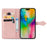 For iPhone 16 Case Embossed Mandala Pattern Leather Phone Cover Wallet Card Slot Holder - Rose Gold - 2