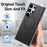For Samsung Galaxy S24 Ultra Leather Back Magnetic Case Skin-touch Phone Cover - Black - 7