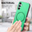 For Samsung Galaxy A55 5G Leather Back Case Magnetic Case Skin-touch Phone Cover - Blue - 6
