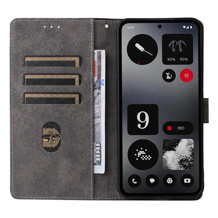 For Nothing CMF Phone 1 Leather Case RFID Blocking Wallet Phone Cover - Black - 2