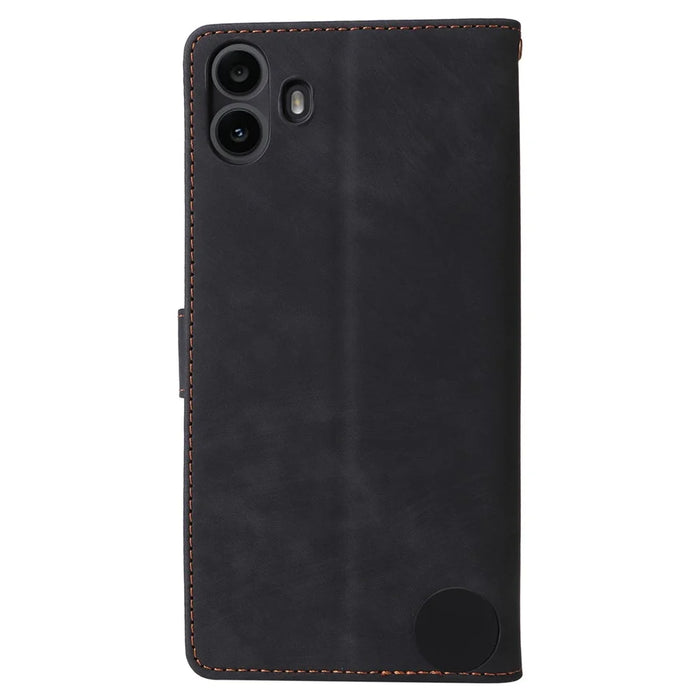 For Nothing CMF Phone 1 Leather Case RFID Blocking Wallet Phone Cover - Black - 7