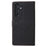 For Samsung Galaxy M35 5G Case with Strap RFID Blocking Leather Flip Phone Cover - Black - 7