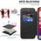 For iPhone 16 Plus Case Compatible with MagSafe RFID Blocking Leather Phone Cover - Black - 5