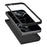 ABEEL For Google Pixel 9 Pro Fold 5G Case Genuine Cow Leather+PC Mobile Phone Cover - Black - 2