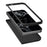 ABEEL For Google Pixel 9 Pro Fold 5G Case Genuine Cow Leather+PC Phone Cover Ostrich Texture - Coffee - 2