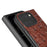 ABEEL For Google Pixel 9 Pro Fold 5G Case Genuine Cow Leather+PC Phone Cover Ostrich Texture - Coffee - 3
