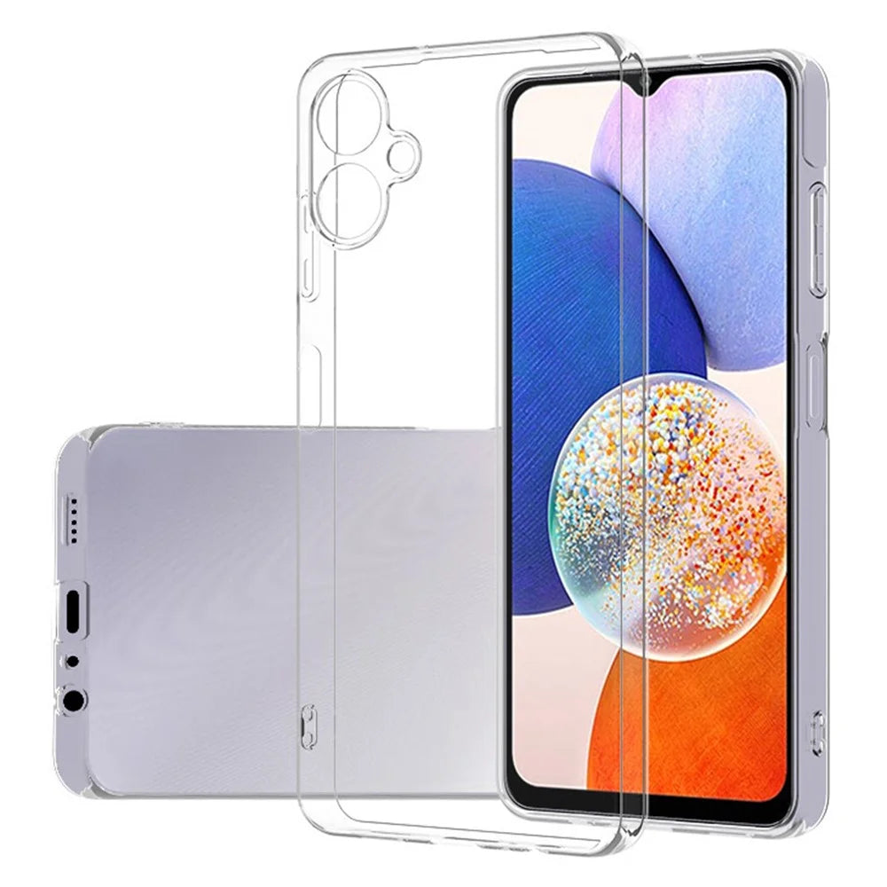 For Samsung Galaxy A06 4G Clear Case Soft TPU Thin Protective Phone Cover - 1