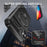 For iPhone 16 Case Magnetic Kickstand PC+TPU Phone Cover Compatible with MagSafe - Black - 4
