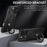 For iPhone 16 Pro Case Compatible with MagSafe  PC+TPU Phone Cover Ring Kickstand - Black - 3