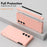 Macaron Series For Samsung Galaxy Z Fold6 5G Case PU Leather+PC Protective Phone Cover with Stylus - Pink - 2