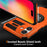For iPhone 16 Case Compatible with MagSafe Rotary Kickstand Anti-Drop TPU+PC Phone Cover - Orange - 2