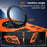 For Samsung Galaxy S24 Case Magnetic Case Rotary Kickstand Anti-Drop TPU+PC Phone Cover - Orange - 4