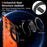 For Samsung Galaxy S24 Case Magnetic Case Rotary Kickstand Anti-Drop TPU+PC Phone Cover - Orange - 5