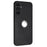 For Samsung Galaxy A16 5G / A16 4G Matte Case Ring Kickstand Soft TPU Phone Cover - Black - 1