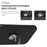 For Samsung Galaxy A16 5G / A16 4G Matte Case Ring Kickstand Soft TPU Phone Cover - Black - 4