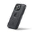 DG.MING For iPhone 16 Pro Case Anti-Drop Leather Coated PC+TPU Phone Back Cover - Black - 5