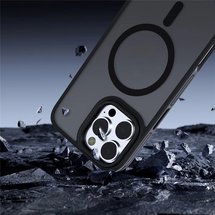 C1 Series For iPhone 14 Pro Max Case Skin-Touch Anti-Scratch Phone Cover Compatible with MagSafe - Black - 5
