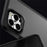 C1 Series For iPhone 15 Pro Case Translucent Matte Back TPU+PC Anti-Drop Phone Cover - Black - 2