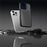C1 Series For iPhone 15 Pro Case Translucent Matte Back TPU+PC Anti-Drop Phone Cover - Black - 5