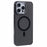 X-LEVEL Clear Series For iPhone 16 Pro Max Case Compatible with MagSafe PC+Glass Phone Cover - Transparent Black - 1