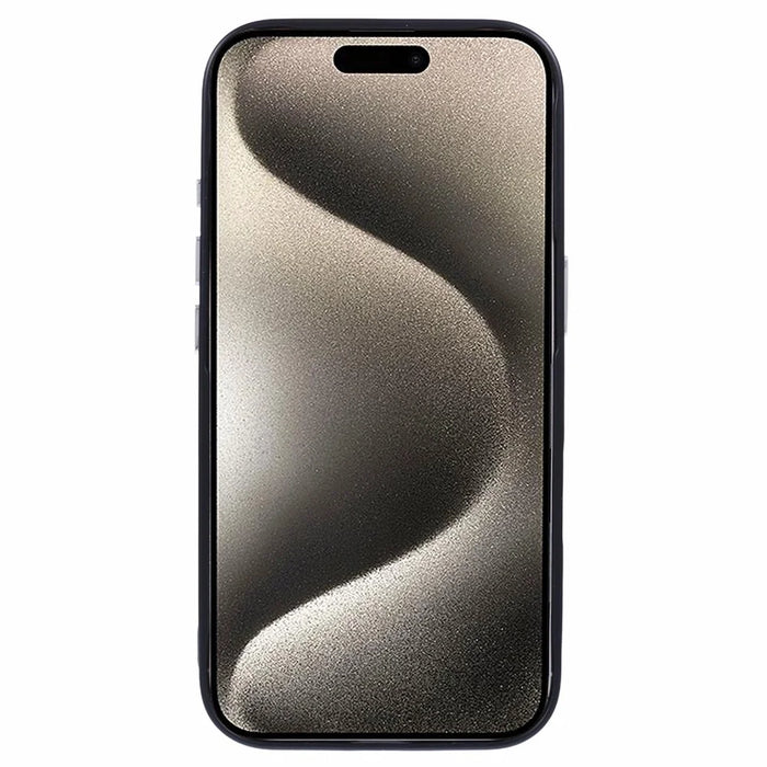 X-LEVEL For iPhone 16 Case Anti-Scratch PC Hard Phone Cover Carbon Nano-Fiber Texture - Black - 2