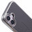 X-LEVEL For iPhone 16 Case Rhombus Splicing Hard PC Shockproof  Phone Cover - Titanium Grey - 6