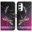 For Samsung Galaxy A16 5G / A16 4G Case Pattern Print PU Leather Wallet Phone Cover Cross Texture - Dragonfly - 1