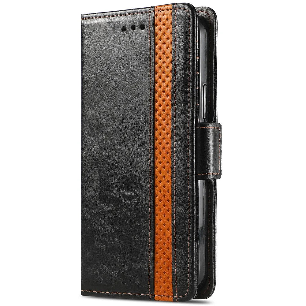 For Nothing CMF Phone 1 Phone Cases CASENEO PU Leather Cover Stand with RFID Blocking Wallet - Black - 6