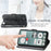 For Nothing CMF Phone 1 Case PU Leather Wallet Phone Cover Butterfly Pattern - Black - 4