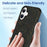 For iPhone 16 Case Compatible with MagSafe Colorful Dot Hard PC Matte Phone Cover - Black - 4