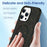 For iPhone 16 Pro Case Colorful Dot Hard PC Matte Phone Cover Compatible with MagSafe - Black - 4