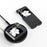 For Samsung Galaxy Z Flip7 FE 5G / Z Flip6 5G Case Cowhide Texture Hard PC+PU Leather Phone Shell - Black - 5
