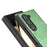 For Samsung Galaxy Z Fold6 5G Case Colored Glitter PU+PC Shockproof Phone Cover - Green - 2