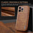 AZNS For iPhone 16 Pro Max Case Electroplating Crocodile Texture PU+TPU Phone Cover - Brown - 6