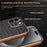 AZNS For iPhone 16 Pro Max Case Electroplating Crocodile Texture PU+TPU Phone Cover - Brown - 7