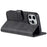 AZNS For iPhone 16 Pro Max Case PU Leather Wallet Phone Cover - Black - 4