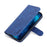 AZNS For iPhone 16 Pro Wallet Case Shockproof PU Leather Phone Cover - Blue - 6