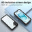 REDPEPPER FS Series For iPhone 16 Plus Phone Case IP68 Waterproof Clear Back Panel Phone Cover - 4