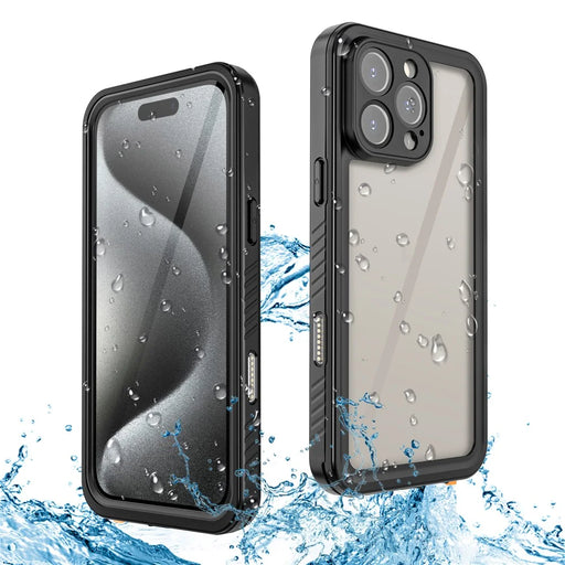 REDPEPPER FS Series For iPhone 16 Pro Max Phone Case IP68 Waterproof Clear Back Panel Phone Cover - 2
