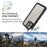 REDPEPPER FS Series For iPhone 16 Pro Max Phone Case IP68 Waterproof Clear Back Panel Phone Cover - 5