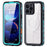 REDPEPPER Dot+ Series For iPhone 16 Pro Max Phone Case Compatible with MagSafe IP68 Waterproof Clear Phone Cover - Blue - 1