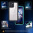REDPEPPER Dot+ Series For iPhone 16 Pro Max Phone Case Compatible with MagSafe IP68 Waterproof Clear Phone Cover - Blue - 5