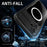 SHELLBOX For iPhone 16 Plus Case Compatible with MagSafe IP68 Waterproof Clear Phone Cover - Black - 5