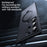 For Samsung Galaxy S23 Ultra Phone Case Kickstand Matte Back Cover Magnetic Case - Black - 7