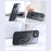 For iPhone 15 Phone Case Kickstand Matte Back Cover Compatible with MagSafe - Black - 5